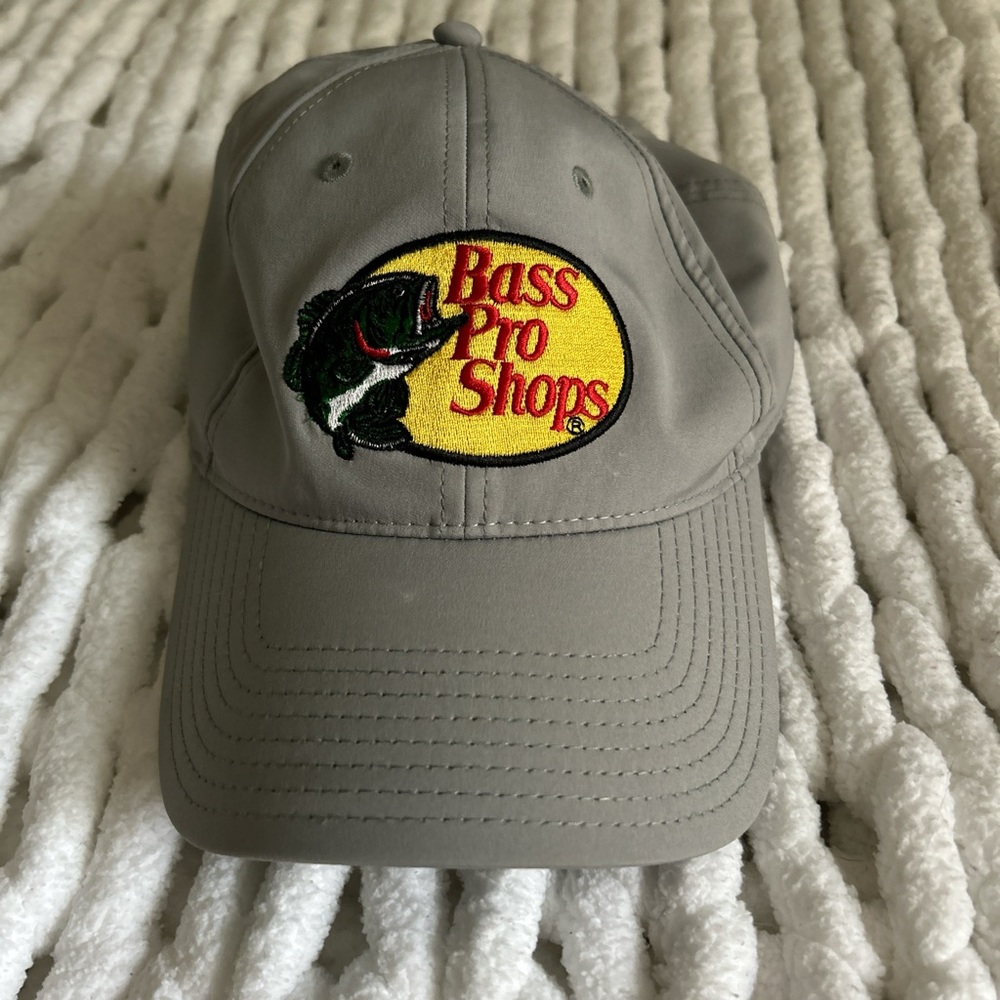 Grey Bass Pro hat